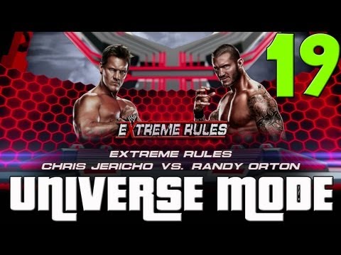 WWE 13 Universe Mode w/ Kermando Part 19 - Extreme Rules Match - Chris Jericho vs Randy Orton