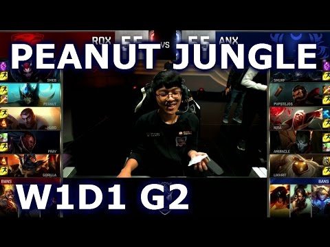 ROX vs ANX W1D1 - PEANUT JUNGLE Player Experience Stream | Group A LoL S6 World Championship 2016