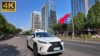 Taking an autonomous (driverless) taxi in BeiJing