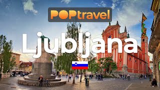 LJUBLJANA, Slovenia 🇸🇮 - City Center - 4K 60fps (UHD)