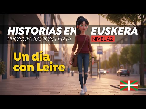 Aprende euskera: Un día con Leire | Pronunciación lenta (Nivel A2)