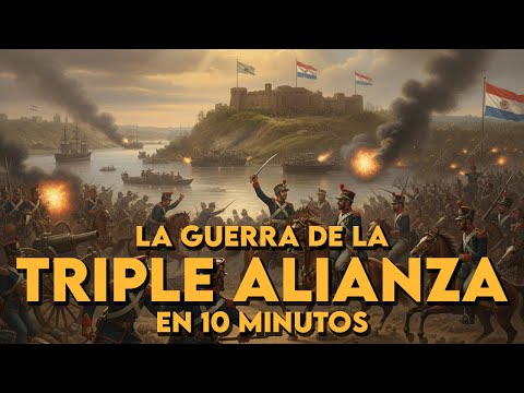 💥 La GUERRA de la TRIPLE ALIANZA en 12 minutos💥 | La mayor guerra de la historia de América Latina