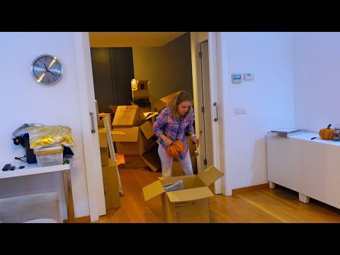 VLOG: РАЗБИРАЕМ КОРОБКИ! 07.10.20