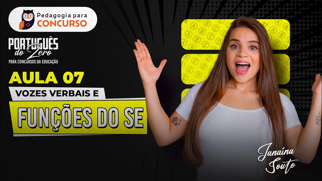 Vozes Verbais e Funções do SE | Português do Zero para Concursos da Educação