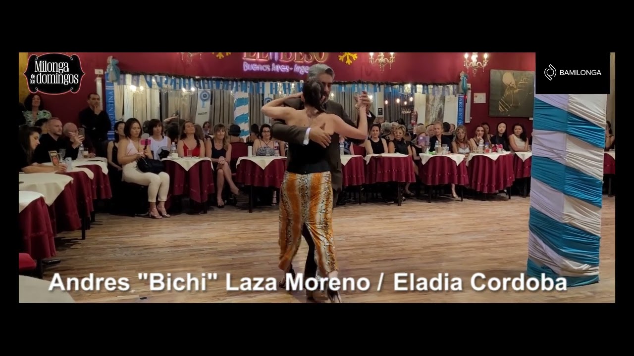 Andrés "Bichi" Laza Moreno y Eladia Cordoba / 11 de FEBRERO 2024 / Milonga de los Domingos 2/3