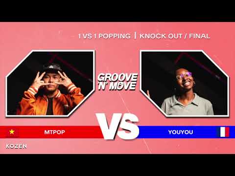 Groove'N'Move Popping Battle 2023 - Final - MT POP vs. YOUYOU
