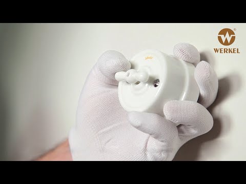 Миниатюра изображения товара Выключатель Werkel Ретро W5612014 / a051057 (коричневый)