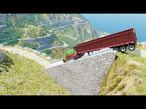 Mobil vs Stairs #15 - BeamNG Drive