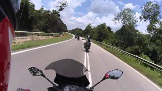 preview picture of video 'z1000/sx Malaysia Singapore meet-up at Segamat, Johor'