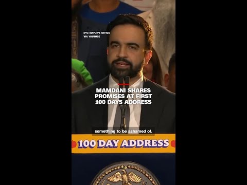 Mamdani shares promises at first 100 days address
