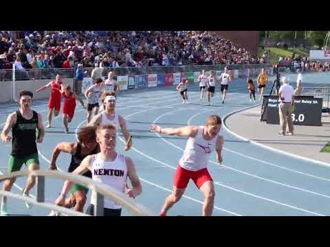 2023 Iowa High School State Championship Meet Men's 4x200 Relay Class 3A Heat 3