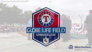 Globe Life Field groundbreaking
