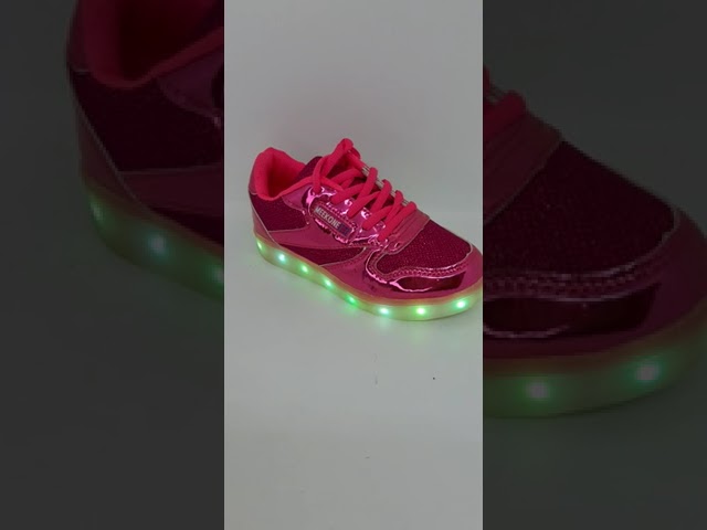 Vídeo relacionado con Leomil Sonic Zapatos Zapatos con Luces niños niño 26, Ideal para la Escuela y el Tiempo Libre, Negro