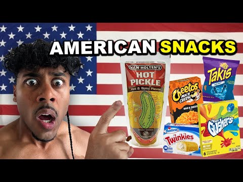 TRYING SNACKS FROM USA with JDS