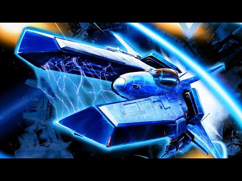 Gradius V HD Opening One Vic Viper Space Craft Fighting Against the Invading Evil Cosmic Alien Force