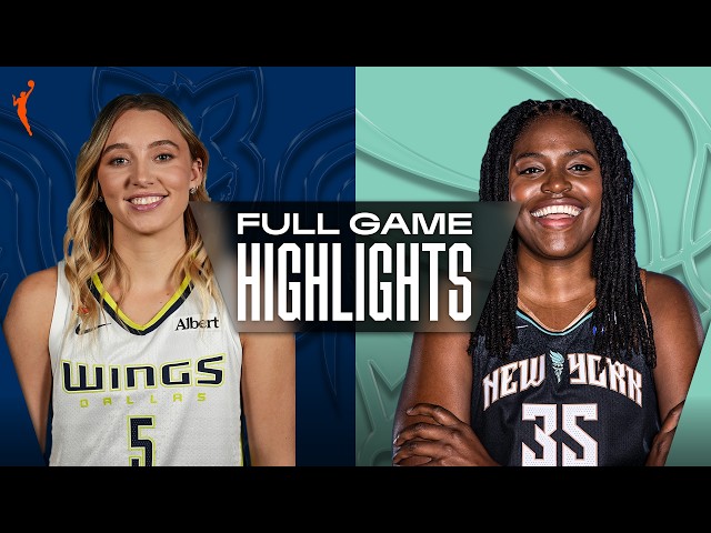 Dallas Wings vs. New York Liberty | FULL GAME HIGHLIGHTS | May 24, 2026 SDDEFAULT Thumbnail