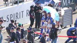 2024 SUPER FORMULA Rd.6/7 FUJI #4 夏川いづみ 菅原早記 リアライズガールズ 土曜日グリッドウォーク レースクイーン 4K