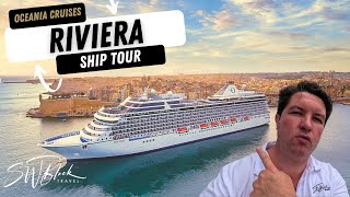 Oceania Riviera Cruise Ship Tour | Luxury Cruise Ship Walkthrough 4K