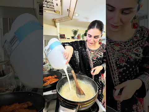 A Simple & Delicious Iftar Gathering , Mango Delight & Fettuccine Alfredo