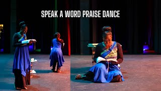 Speak A Word- Dr Tumi Conference Praise Dance || Shekinah Glory