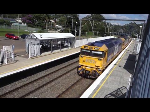 Triple 81's with a grain train at Narara - 9/4/16
