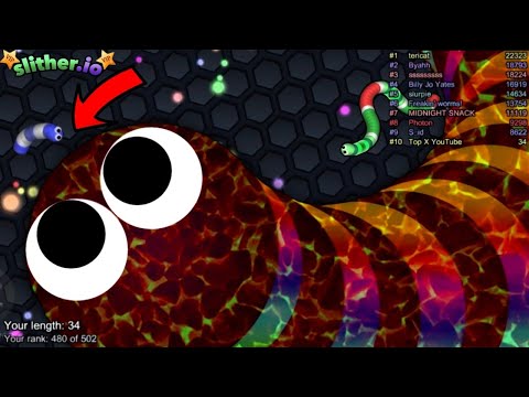 Slither.io A.I. NEW Epic Skin Slitherio Best Gameplay - New Siren Head Skin - Slither.io Vip - Top X