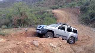 preview picture of video 'Xterra Pro-4X on back road to Crown King'