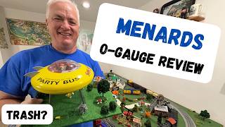 Menards O Gauge Buildings and Train Car Review 2026
