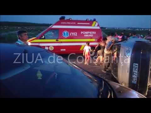 Accident rutier între Cuza Vodă și Medgidia. Cinci persoane au fost rănite