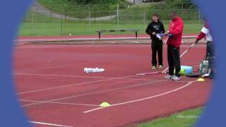 Cole Throwing the Javelin