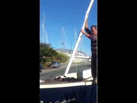 comment monter au mat d'un bateau