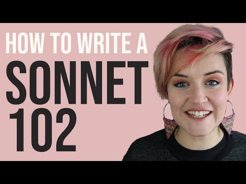 How to Write A Sonnet | I wrote a poem about my cat!