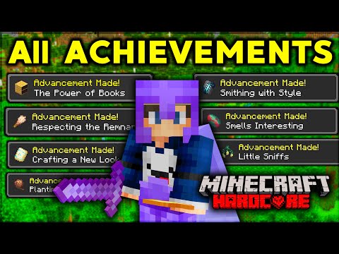 COMPLETING EVERY 1.20 ADVANCEMENT in Minecraft Hardcore (Hindi)