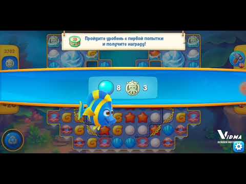 Fishdom. 3702 level no boosters and diamonds