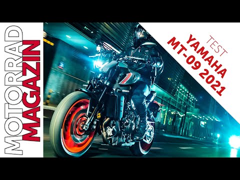 Test Yamaha MT-09 2021 - 4 hp more, 5 kg less - Rims like in MotoGP