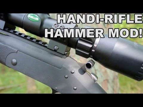 Handi-Rifle Hammer Mod! Getting Clearance for a Scope