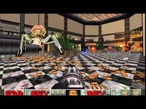 Brutal Doom v20b - Spider Mastermind vs Cyberdemon