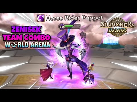 Zenisek Team Combo in World Arena - Summoners War