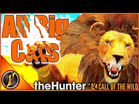 Hunting ALL Species of BIG CATS in theHunter Call of the Wild!