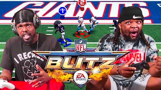 Brothers Face-Off In A WILD Game of NFL Blitz!