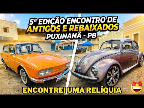 ENCONTRO DE CARROS REBAIXADOS E ANTIGOS - PUXINANÃ PB! 5 edição 2026