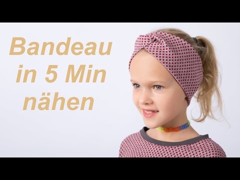 DIY Stirnband Bandeau Haarband nähen für Anfänger Nähanleitung