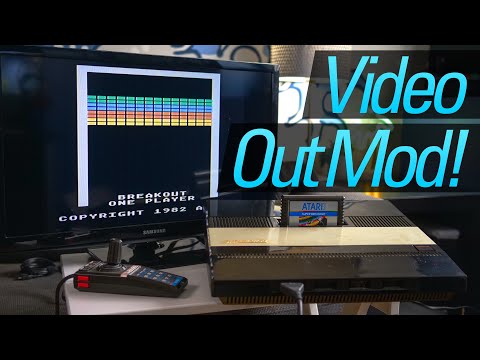 Atari 5200 Video and Power Mod -- Ditch the Switchbox!