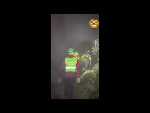 2021 01 14 Maiori CNSAS in azione per un Soccorso Costa d' Amalfi
