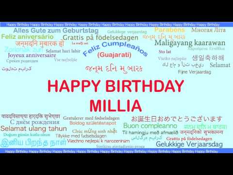 Millia   Languages Idiomas - Happy Birthday