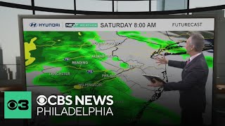Sunny Thursday in Philadelphia region, but rain is on the way