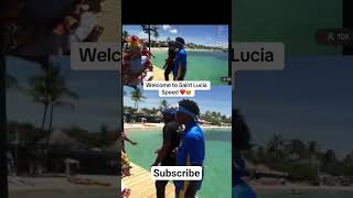 Ishowspeed welcomed in saint lucia #youtubeshorts #shorts