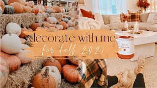 Decorate with me for Fall 2021/ Easy Fall decor ideas for you home this season!