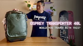 Osprey Transporter 40L Wheeled Travel Duffel Bag Wheeled Duffel for $300 – Worth It? Full Review