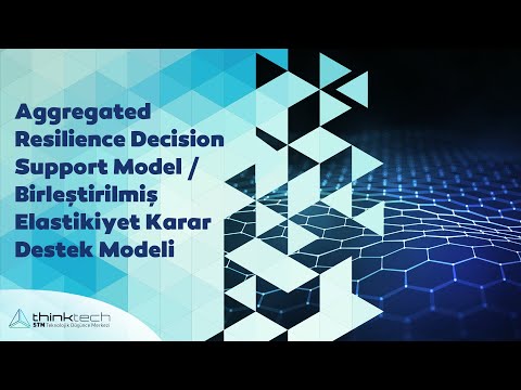 Aggregated Resilience Decision Support Model / Birleştirilmiş Elastikiyet Karar Destek Modeli